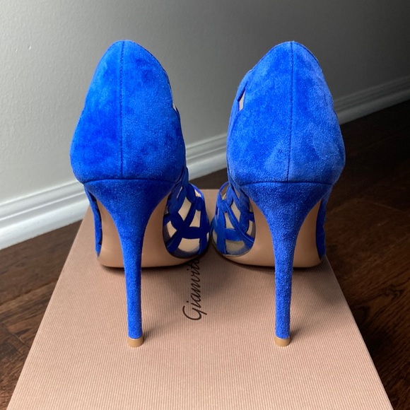 Gianvito Rossi Camoscio Ming Heels New - Picture 5 of 11